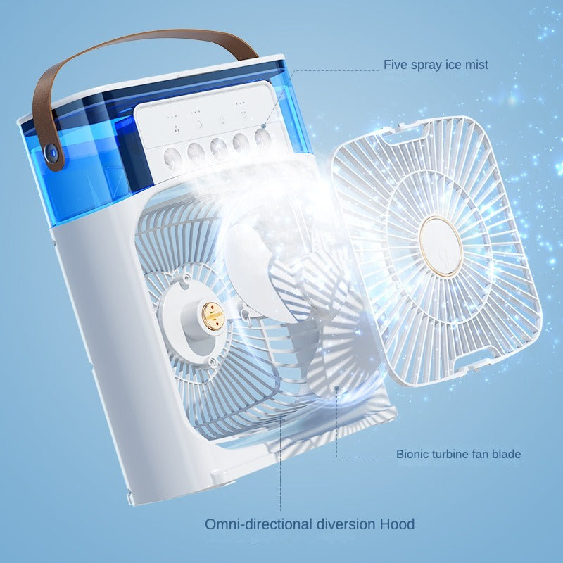 Portable Mini Air Cooler Fan with Evaporative Cooling