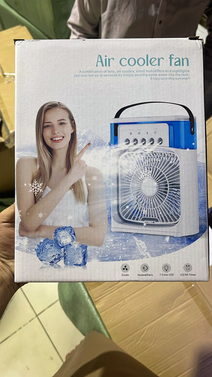 Portable Mini Air Cooler Fan with Evaporative Cooling
